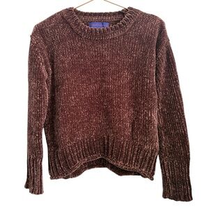 5for20 Aeropostale Olive Green/Brown Chenille Sweater